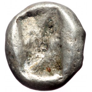 Persia, Achaemenid EmpireTime of Darios I to Xerxes II, AR Siglos, (Silver, 5.25 g 15 mm), 485-420 BC. Sardes.