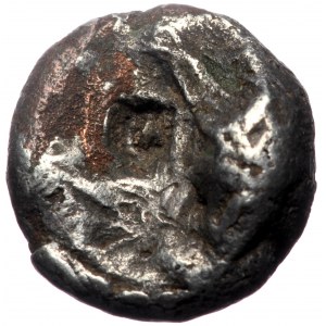 Persia, Achaemenid Empire. AR Siglos. (Silver, 4.48 g 14 mm), Uncertain King, 5th Century BC. Sardes.