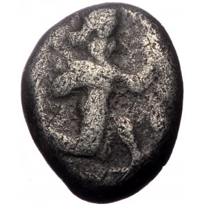 Persia, Achaemenid Empire. AR Siglos. (Silver, 5.26 g 16 mm), Uncertain King, 5th Century BC. Sardes.