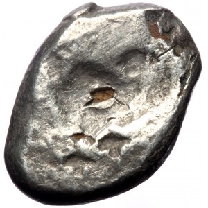 Persia, Achaemenid Empire. AR Siglos, (Silver, 4.43 g 16 mm), Uncertain King, 5th-4th Century BC. Sardes.