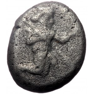 Persia, Achaemenid Empire, AR Siglos. (Silver, 5.14 g 16 mm), Uncertain King, 5th-4th Century BC. Sardes.