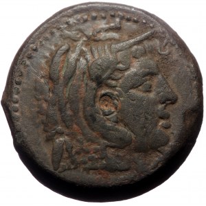 Ptolemaic kings of egypt. Ptolemy II Philadelphos. AE. (Bronze, 3.97 g 18 mm), 285-246 BC,