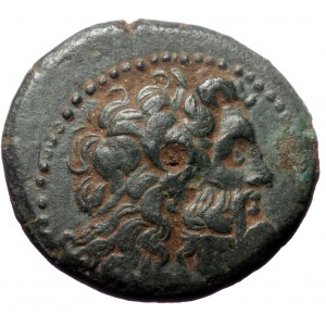 Ptolemaic Kings of Egypt. Ptolemy III Eurgetes. AE. (Bronze, 2.93 g. 15 mm.) 246-222 BC. Dichalkon. Paphos.