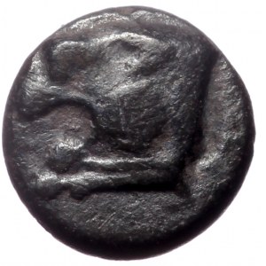 Asia minor, Uncertain (lycia?), AR Hemiobol,(Silver, 0.42 g 7 mm), Circa 5th century BC.