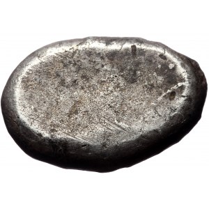 Asia minor, Uncertain mint, ingot, AR Stater (Silver, 9.50 g 23 mm) 5th century BC.