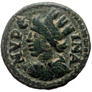 Aeolis, Myrina. Pseudo-autonomous. AE. (Bronze, 4.02 g. 18 mm.) 3rd century AD.