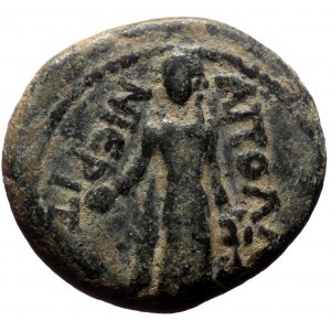 Lydia, Apollonoshieron AE (Bronze, 3,63g, 17mm) Tiberius (14-37)