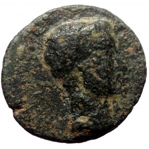 Lydia, Termessos. Tiberius. AE. (Bronze, 3.04 g. 19 mm.) 14-17 AD.