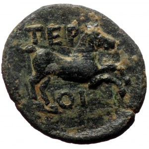 Lydia, Termessos. Tiberius. AE. (Bronze, 3.04 g. 19 mm.) 14-17 AD.