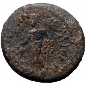 Lydia, Gordos-Iulia? Pseudo-autonomous. AE. (Bronze, 5.92 g. 19 mm.) 177-192 AD.