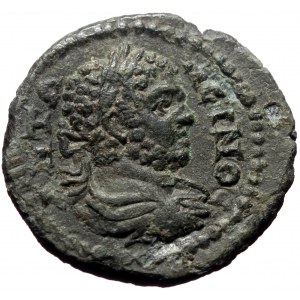 Lydia, Thyateira. Caracalla. AE. (Bronze, 3.42 g. 20 mm.) 197-217 AD.
