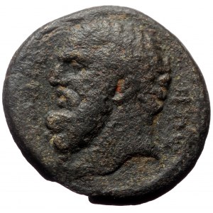Lydia, Silandus. Pseudo-autonomous, Time of Septimius Severus. AE. (Bronze, 4.23 g. 19 mm.) 193-211 AD.