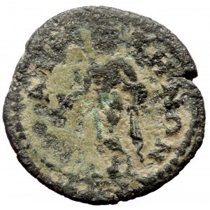 Lydia. Saitta. Pseudo-autonomous. AE. (Bronze, 2.67 g. 17 mm.) Early to mid 3rd century AD.