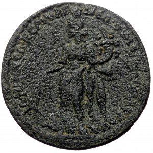 Lydia, Philadelphia. Gordian III. AE. (Bronze, 11.91 g. 30 mm.) 238-244 AD. Aur Marcus, magistrate.