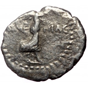 Cappadocia, Caesarea. Nero. AR, Hemidrachm. (Silver, 1.28 g. 15 mm.) 54-68 AD.