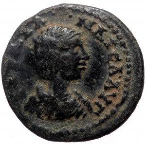 Bithynia, Prusa ad olympum. Julia Maesa (Augusta). AE. (Bronze, 3.16 g. 17 mm.) 218-224/5 AD.