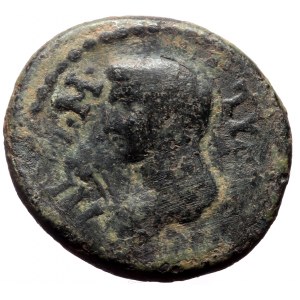 Phrygia. Grimenothyrae. Pseudo-autonomous: time of Trajan. AE. (Bronze, 5.47 g. 19 mm.) 98-117 AD. Magistrate, Loukios T