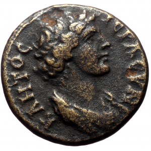 Phrygia, Tiberiopolis. Quasi autonomous. AE. (Bronze, 4.39 g. 18 mm.) First half of the second century AD.