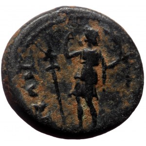 Phrygia. Acmonea. Hadrian. AE. (Bronze, 3.07 g. 16 mm.) 117-138 AD.