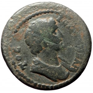 Phrygia, Synaus. Pseudo-autonomous, Reign of Antoninus Pius. AE. (Bronze, 6.35 g. 23 mm.) ca. 138-161 AD.