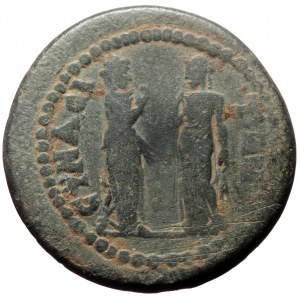 Phrygia, Synaus. Pseudo-autonomous, Reign of Antoninus Pius. AE. (Bronze, 6.35 g. 23 mm.) ca. 138-161 AD.