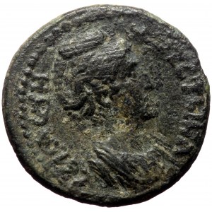 Phrygia. Ancyra. Faustina I. AE. (Bronze, 3.66 g. 19 mm.) 138-140 AD.