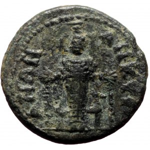 Phrygia. Ancyra. Faustina I. AE. (Bronze, 3.66 g. 19 mm.) 138-140 AD.