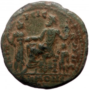 Phrygia, Cotiaeum. Plautilla. AE. (Bronze, 4.01 g. 20 mm.) 202-212 AD. Magistrate Priscus Neg.