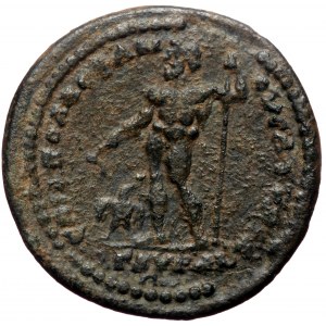 Phrygia, Ancyra. Caracalla. AE. (Bronze, 7.47 g. 27 mm.) 198-217 AD. Magistrate, Apollophianos, archon.