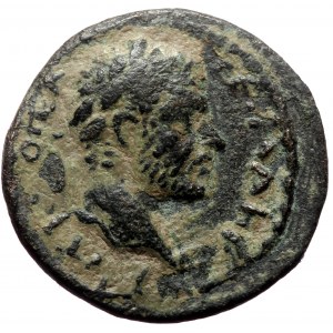 Phrygia, Aezanis. Macrinus. AE. (Bronze, 4.29 g. 19 mm.) 217-218 AD.