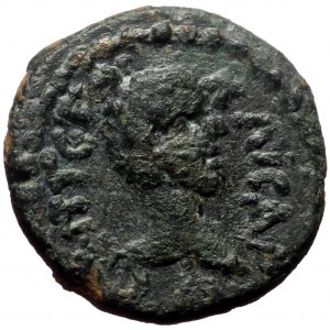 Pisidia, Baris. Geta. AE. (Bronze, 3.41 g. 15 mm.) 198-209 AD.