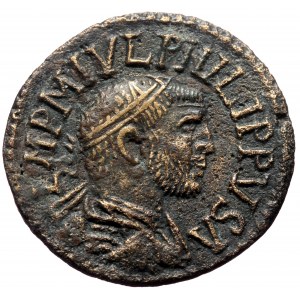 Pisidia, Antioch. Philip I. AE. (Bronze, 8.40 g. 25 mm.) 245/7 AD.