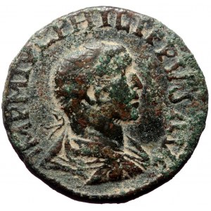 Pisidia, Antioch. Philip I The Arab. AE. (Bronze, 10.15 g. 21 mm.) 244-249 AD.