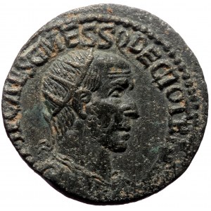 Pisidia, Antioch. Trajan Decius. AE. (Bronze, 7.29 g. 23 mm.) 249-251 AD.