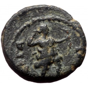 Pamphylia, Perge. Faustina II. AE. (Bronze, 3.55 g. 15 mm.) 147-175 AD.