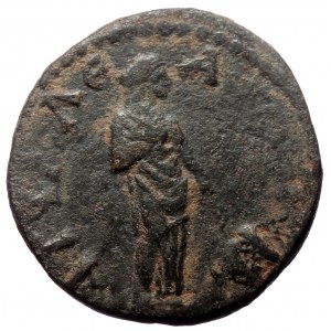 Pamphylia, Attalea. Faustina II. AE. (Bronze, 3.30 g. 15 mm.) 147-176 AD.