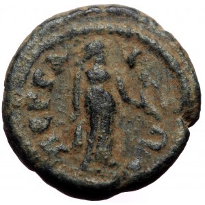 Pamphylia, Perge, Septimius Severus. AE. (Bronze, 6.82 g. 19 mm.) 193-211 AD.