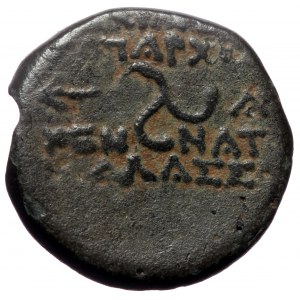 Cilicia, Olba, Augustus AE (Bronze, 15.43 g. 28 mm.) 27 BC-AD 14. Ajax, high priest and toparch.