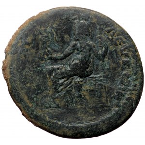 Cilicia, Seleucia ad Calycadnum AE (Bronze, 10.87g, 32mm) Elagabal (218-222)