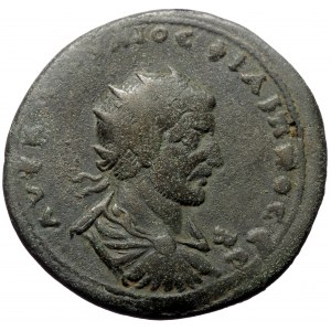 Cilicia, Seleucia ad Calycadnum. Philip I. AE. (Bronze, 27.94 g. 37 mm.) 244-249 AD.