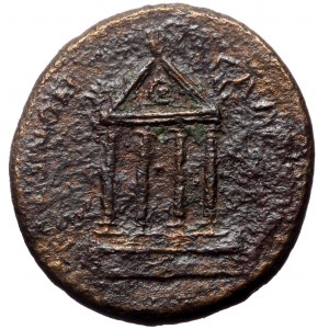 Galatia, Koinon. Nero. AE. (Bronze, 7.31 g. 22 mm.) 62-65 AD.