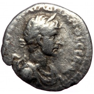 Cappadocia, Caesarea. Hadrian. AR, Hemidrachm. (Silver, 1.32 g. 14 mm.) 117-138 AD.