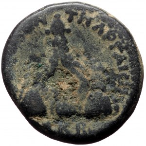 Cappadocia, Caesarea. Antoninus Pius. AE. (Bronze, 9.23 g. 21 mm.) 138-161 AD.