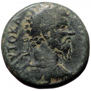 Cappadocia, Tyana. Lucius Verus. AR. (Bronze, 7.66 g. 20 mm.) 161-169 AD.