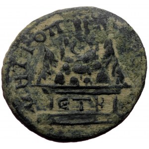 Cappdocia, Caesarea. Elagabalus. AE. (Bronze, 9.14 g. 26 mm.) 218/219 AD.