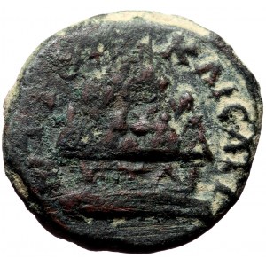 Cappadocia. Caesarea. Elagabal. AE. (Bronze, 11.04 g. 26 mm.) 218-222 AD.