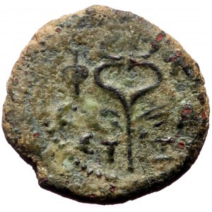Commagene, Samosata AE (Bronze, 2.90g, 15mm) Hadrian (117-138) Issue: ΕΤ Ξ = year 60 (AD 132/3)