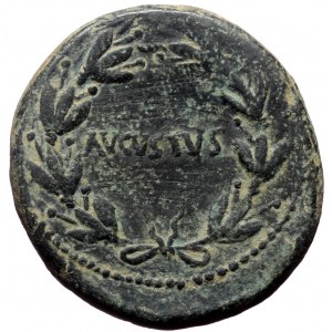 Seleucis & Pieria, Antioch. Augustus. AE, As. (Bronze, 11.79 g. 27 mm.) 27 BC-14 AD.