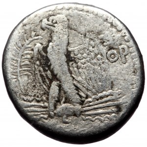 Syria. Seleucis and Pieria. Antioch. Nero. AR, Tetradrachm. (Silver, 13.77 g. 23 mm.) 54-68 AD.