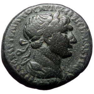 Syria Chalcis ad Belum. Trajan. AE. (Bronze, 12.96 g. 24 mm.) 98-117 AD.